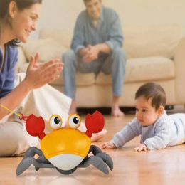 Crawling Crab Baby Toys 6 18 maanden peuter buiktijd leren wandelen zintuiglijke ontwikkeling interactief speelgoed verjaardagscadeau