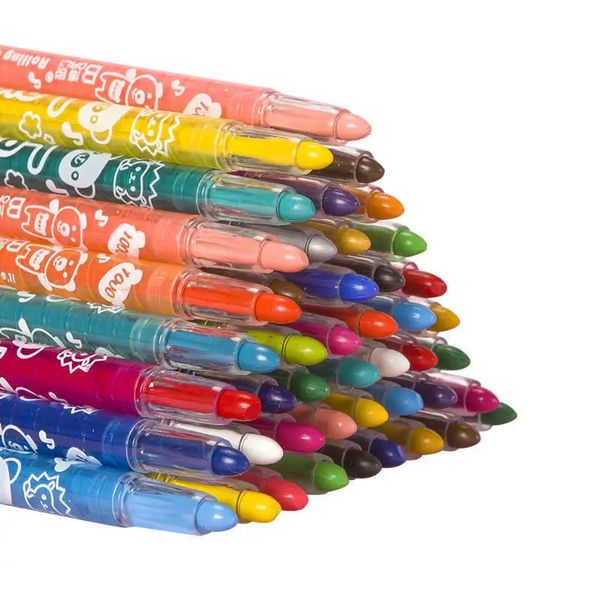 Crayon 1 ensemble 12/18/24 couleurs Crayon de couleur dessin croquis peinture enfants enfants étudiant stylo Pastel dessin stylos de couleur Crayons 231108