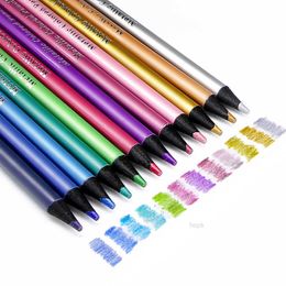 Crayon 12 kleur metallic kleurpotloden tekenen schetsen set kleurplaten kleurpotloden brutfuner beroep kunstbenodigdheden voor kunstenaar