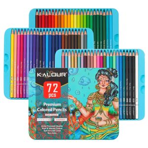 Krijt 72 kleuren olieverfpotloodset kunstenaar tekening kleur de couleur colores para pintar regenboog kleuren kunstbenodigdheden 231219