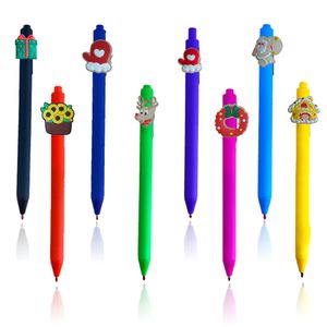 Crayon fluorescerende kerstcartoon Ballpoint Pens grappige verpleegkundige accessoires voor werk schattige schoolstudenten afstuderen geschenken mti kleur ot3ru