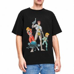 Crazy Capitaine Flam T-Shirt Hommes Femmes Ras Du Cou Cott Captain Future1979 T-shirts À Manches Courtes Plus La Taille Tops h3oW #