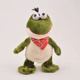 Crazy Frog Dancing Singing Rooster Duck Plush Doll Electric Music Filling Plush Toy Interest Gifts 240509