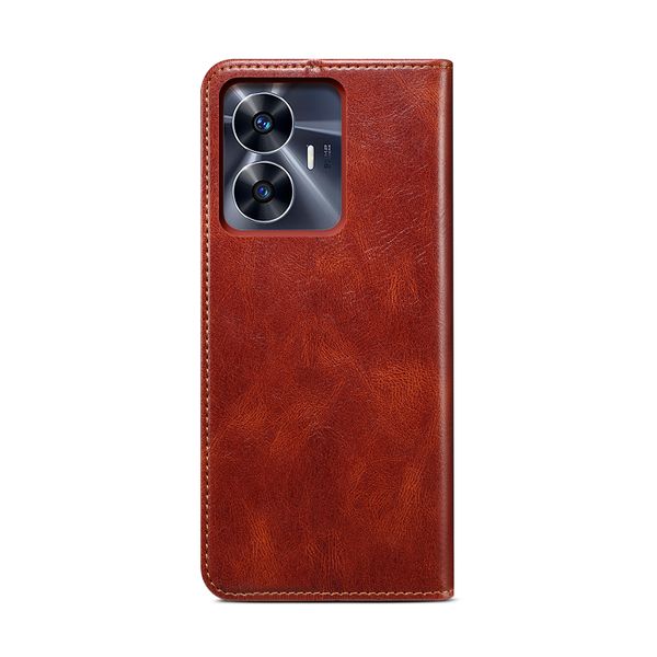 Crazy Horse Phone Cas pour Huawei Pura 70 Nova 12 Honor 100 Magic 6 X9B X8B Pro 4G 5G Wallet Couver Couverture en cuir