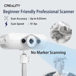 Creality 3D-scanner CR-Scan Lizard 10fps Geen marker Quick Scan 0,05 mm Nauwkeurigheid Tijdbare handheld modi Zwarte objecten Scannen