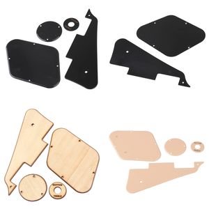 Couvertures de commutateur de cavité de plaque à gratter crème/noire pour guitare bois d'érable Les Paul USA Pickguard Truss Control Covers Gibsonlp