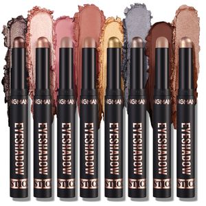 Crème Oogschaduw Stick Markeerstift Make-up Langdurig Waterdicht Kreukvrij Mengbare Oogschaduw Applicator Sticks Pen Ogen Make-up