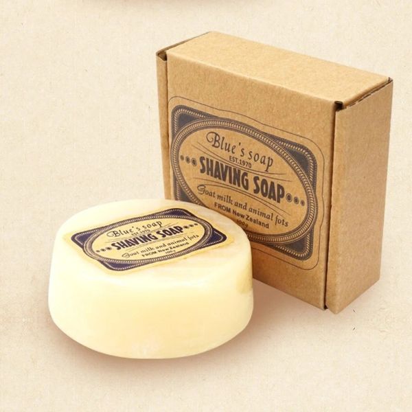 Camina de afeitar crema para hombres de bigote de hombre de afeitar cuidado facial de cabra leche barba barba de afeitar barba barba 100 g refrescante cómodo