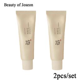 Cremas 2 piezas de maquillaje Beauty of Joseon Relief Sun Rice Probiotics 50 ml SPF50 + Protector solar para el cuerpo facial Blanqueamiento Hidratante CC premaquillaje