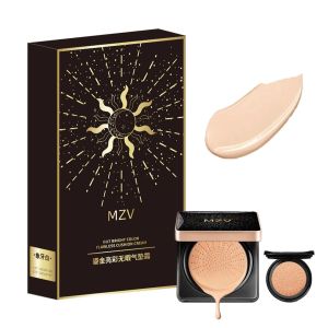 Crème Mzv Foundation Air Cushion BB Cream Contrôle d'huile étanche Air Perpermage Soft Percener Whitening Face Base Makeup Toner Maker