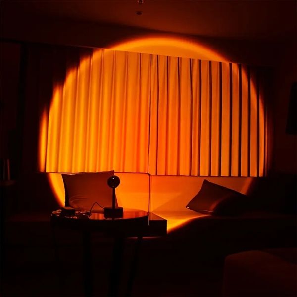 Créez une ambiance de coucher de soleil magique avec ce projecteur de veilleuse LED – Parfait pour les chambres d'enfants et la décoration intérieure !