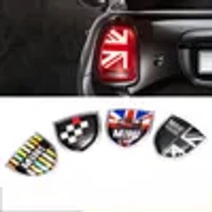 Autocollants créatifs de voiture d'insigne d'emblème d'union Jack d'alliage de métal 3D pour la course de camion d'ordinateur de moto fenêtres arrière pare-chocs d'ordinateur portable Auto ZZ