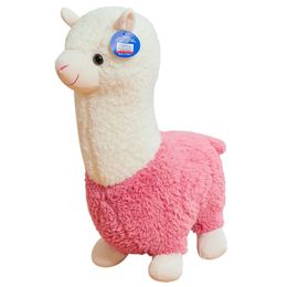 Creatief en grappig gras modderpaard alpaca poppen pluche speelgoed schattige poppen kussen doek pop verjaardag cadeau meisje