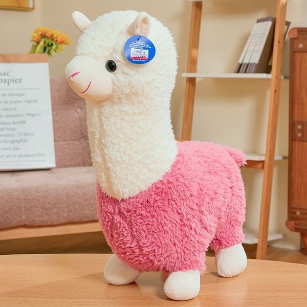 Caballo de barro de hierba creativo y divertido alpaca muñeca peluche juguete lindo muñeca almohada muñeca de muñeca regalo de cumpleaños 111111