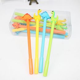 Stylo gel créatif animal alpaga dinosaure, fournitures de bureau pour étudiants, stylo signature Kawaii LK0071