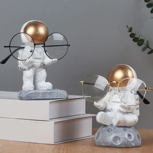 Support de lunettes d'astronaute créatif, présentoir de magasin, stylo de bureau debout, décoration cadeau 240309