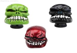 Créative Auto Styling Gear Stick Shift Knob Car Modified Skull Head Shifter Skeleton Gear Shift Knob Stick Universal6997524