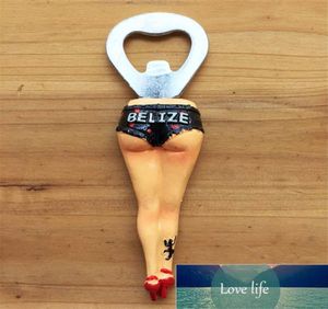 Créatif Belize voyage Souvenirs touristiques réfrigérateur autocollants magnétiques Sexy beauté décapsuleur el Bar accessoires pour la maison Facto1504175
