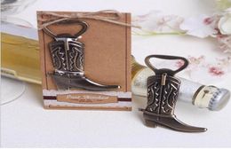 Ouvreur de bouteille créatif Hitched Cowboy Boot Western Birthday Bridal Wedding Favors and Gifts Party Cute Tool4436937