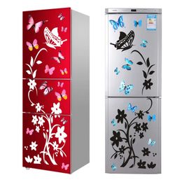Creative Butterfly Refrigerator Autocollant Décoration Home Kitchen Mural DIY Sticker Wall Sticker Party Room Wallpaper 240410