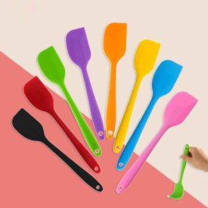 Creative Cake Small Tool Cream Spatula DIY Bakken Blade Kleine Bakken Schraper Hoge Temperatuurbestendige Siliconen Schraper T9i00856