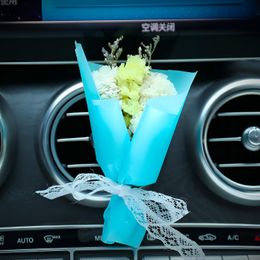 Créative Car Perfume Air Outlet Aromatherapy Car Clim Climatation Clip Personnalisé Car Beautiful Flower Decorations