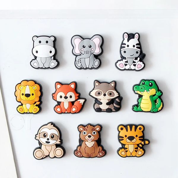 Dibujos animados creativos PVC Imanes de nevera Animales lindos Juguetes magnéticos Recuerdo para niños Imán de refrigerador Decoración para el hogar Pegatinas magnéticas 240326