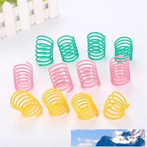 Creative Cat Spring Toy Color Mix Plastic Wide Pets Cats Interactive Toys voor Pet Supplies Hot Sale 0 8SI E1