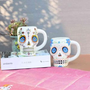 Creative Ceramic tridimensionnel 50pcs 3d Skull Mug Halloween Ghost Festival Gift Cup