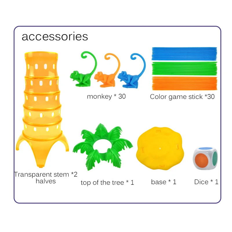 창조적 인 어린이 원숭이 등반 트리 장난감 테이블 게임 장난감 멀티 플레이어 탁상 게임 가족 보드 게임 교육 장난감 어린이 선물