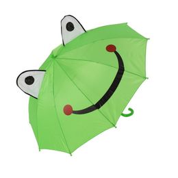 Parapluie créatif pour enfants dessin animé mignon à long manche conception d'oreille 3D automatique maternelle bébé étudiants parapluies imperméables ensoleillés et pluvieux MHY025-