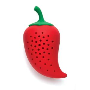 Creative Chili Shape Spice Filtre Ragoût et soupe Sac d'assaisonnement en silicone Sac de cuisine pratiques outils de cuisine