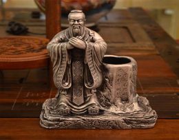 Creative Chinese Wind Retro Confucius Pen Bureau d'anniversaire personnalisé Gift Gift Ornements Bagous de bijoux Mail68593836781252
