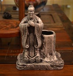 Creative Chinese Wind Retro Confucius Pen Bureau d'anniversaire personnalisé Gift Ornements de bijoux Sac Jewelry Mail68593832335901