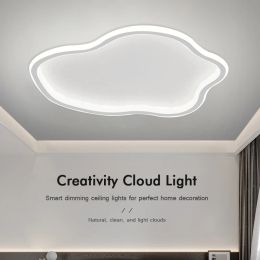 Creatieve wolken LED plafondlicht Dimable Home Lighting Ultra dunne LED plafondlamp voor kinderslaapkamer woonkamer decor lichten