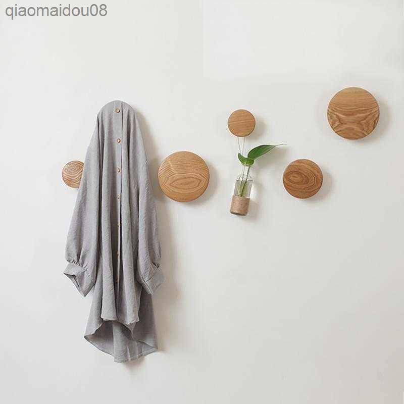 Творческая стойка стойка для одежды стойка деревянные круглые крючки на стенах крючки для полотенец гостиной