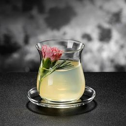 Creatief cocktailglas wijnglas set gepersonaliseerde tulpenbeker en saus transparant glas koud brouwbeker Cup Bar Home Tools 240428