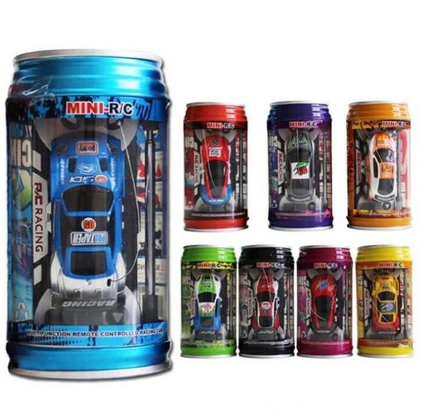 Creative Coke Can Mini Car RC Cars Collection Máquinas de autos controlados por radio en los juguetes de control remoto para niños Regalo para niños