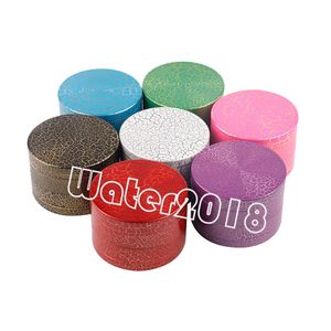 Crack Herb Grinder Mini Portable Accessoires de Fumer Ménagers 4 Couches Métal Broyeurs De Tabac 63*40 MM