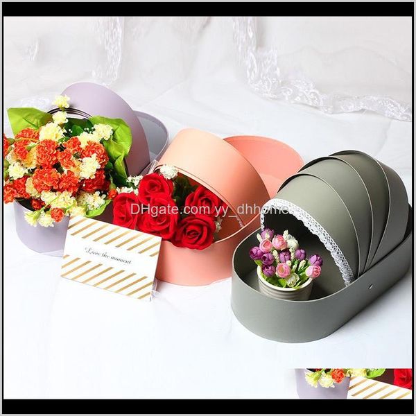 Creative Berceau Personnalité Emballage Bouquet Rose Panier En Papier Vide Floral Vn5G0 Wrap 8Cdul