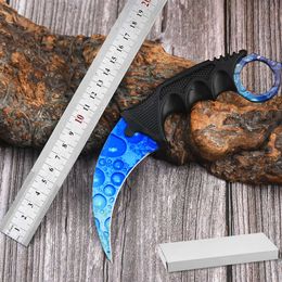 Couteau de jeu CSGO créatif à griffes pliées, nouveau couteau d'extérieur de survie de Camping personnalisable 785706
