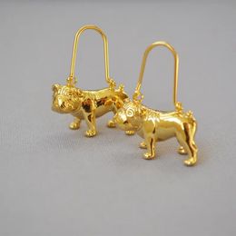 Créatif Mignon Mignon Filit Golden Animaux Oreilles Chic Girls Carton d'été Belle goutte d'oreille 240402