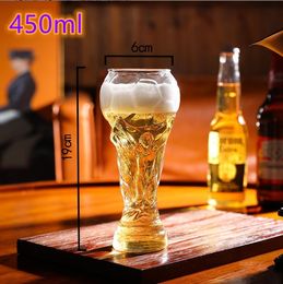 Creative Drinkware Football Shape Beer Glass Mokken Wijnglazen geschenken voor papa vriendje en alle Soccar -fans Lovers Party Cups A0024