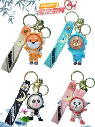 Creative Drip Glue Spaceman Keychain Car Car Trendy Keychain Pendant Couple de sac à dos Cadeau Gift En gros en gros