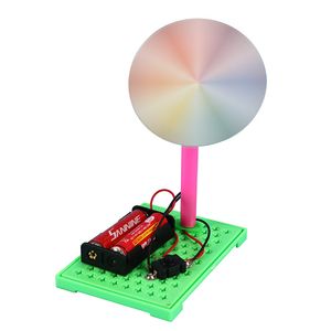 Newton électrique créatif sept couleurs disque DIY technologie petite production expérience scientifique aides pédagogiques optiques en gros Science Discovery
