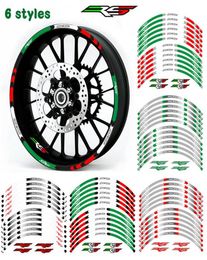 Creative Fashion Racing Tire Film Film DÉCORATIVE Couleur décorative Autocollant Motorcycle Inner Edge Reflective Secal pour Aprilia RS 1252371062