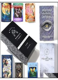 Creative Fate Mysterious English Tarot Board Game Set Oracle Game Game Game Family Holiday Party Children039s Educational Toys 68R7E1743835