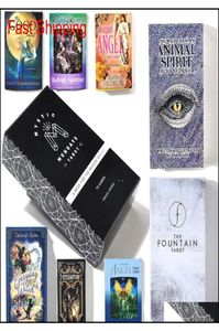 Creative Fate Mysterious English Tarot Board Game Set Oracle Game Game Game Family Holiday Party Children039s Educational Toys 68R7E2795700