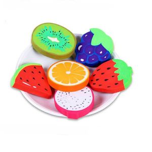 Créative Fruit Shape Rubber Eraser Enfants Élèves Mignon Crayon Erasers Office Bureau École Correction des fournitures Funny Stationery