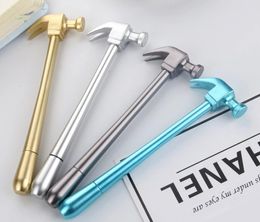 Creative Gel Pen Metallic Hamer Tools Briefpapier Simulatie School Office Supply Leuke Kawaii Funny Gift Prize GC777